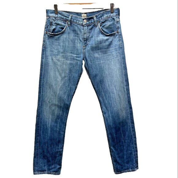 Citizens of Humanity COH Daisy Relaxed Tapered Leg Jeans Women's Size 27 Denim - Picture 1 of 16
